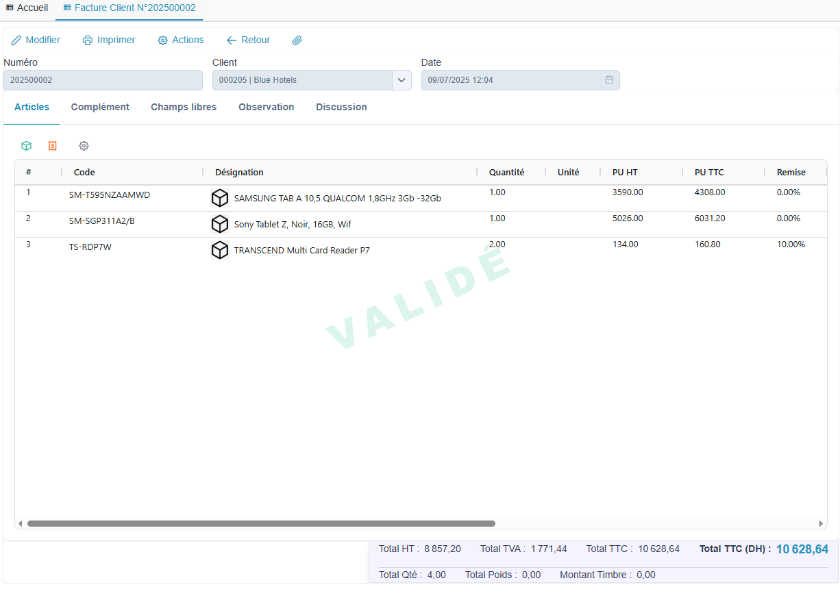 Ventes - Capture 1